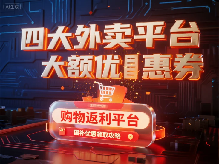 四大外卖平台大额优惠券，购物返利平台_国补优惠领取攻略-富叶栏